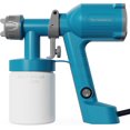 thumbnail image 1 of Tilswall HVLP Paint Sprayer, 500W Electric Spray Paint Gun with 600ML Container, 2 Nozzles & 3 Patterns, Ultra Light, Easy to Clean, for Furniture, Cabinets, Wall, Fence, Home (Blue), 1 of 8