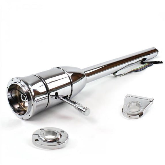 Tilt Column Chrome - Floor Shift FLR Mount 3.5 in. Drop 9 Hole