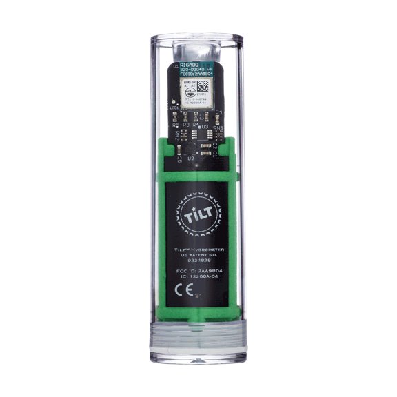 Tilt Digital Wireless Hydrometer And Thermometer For Smartphone Or Tablet (Green)