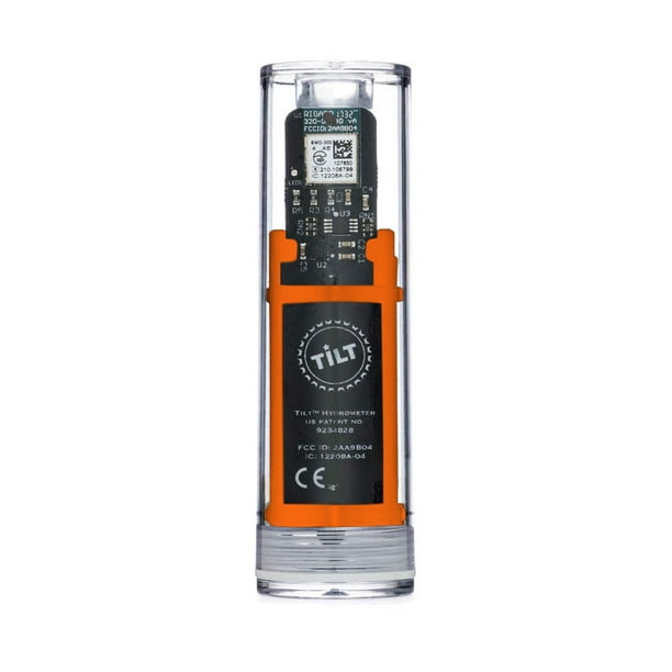 Tilt Digital Wireless Hydrometer And Thermometer For Smartphone Or Tablet (Orange)
