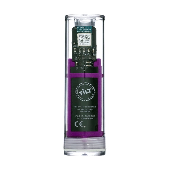 Tilt Digital Wireless Hydrometer And Thermometer For Smartphone Or Tablet (Purple)