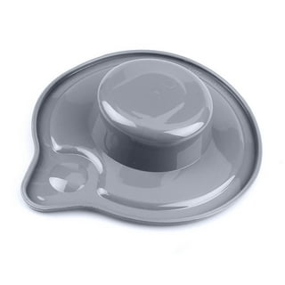 New Metro Design PC-GL Pouring Chute for Glass Bowl Pouring Chute for Glass Bowl, Works with KitchenAid Tilt-Head Glass Bowl, Silver, Set of 1