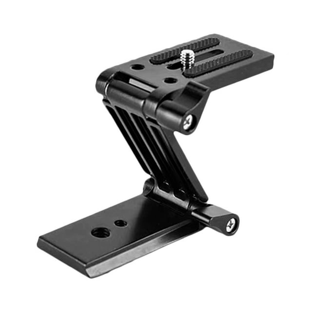 Tilt Head Z Mount Bracket Tripod Head Quick Release Plate Mounting for Monopod Slider Rail Cage