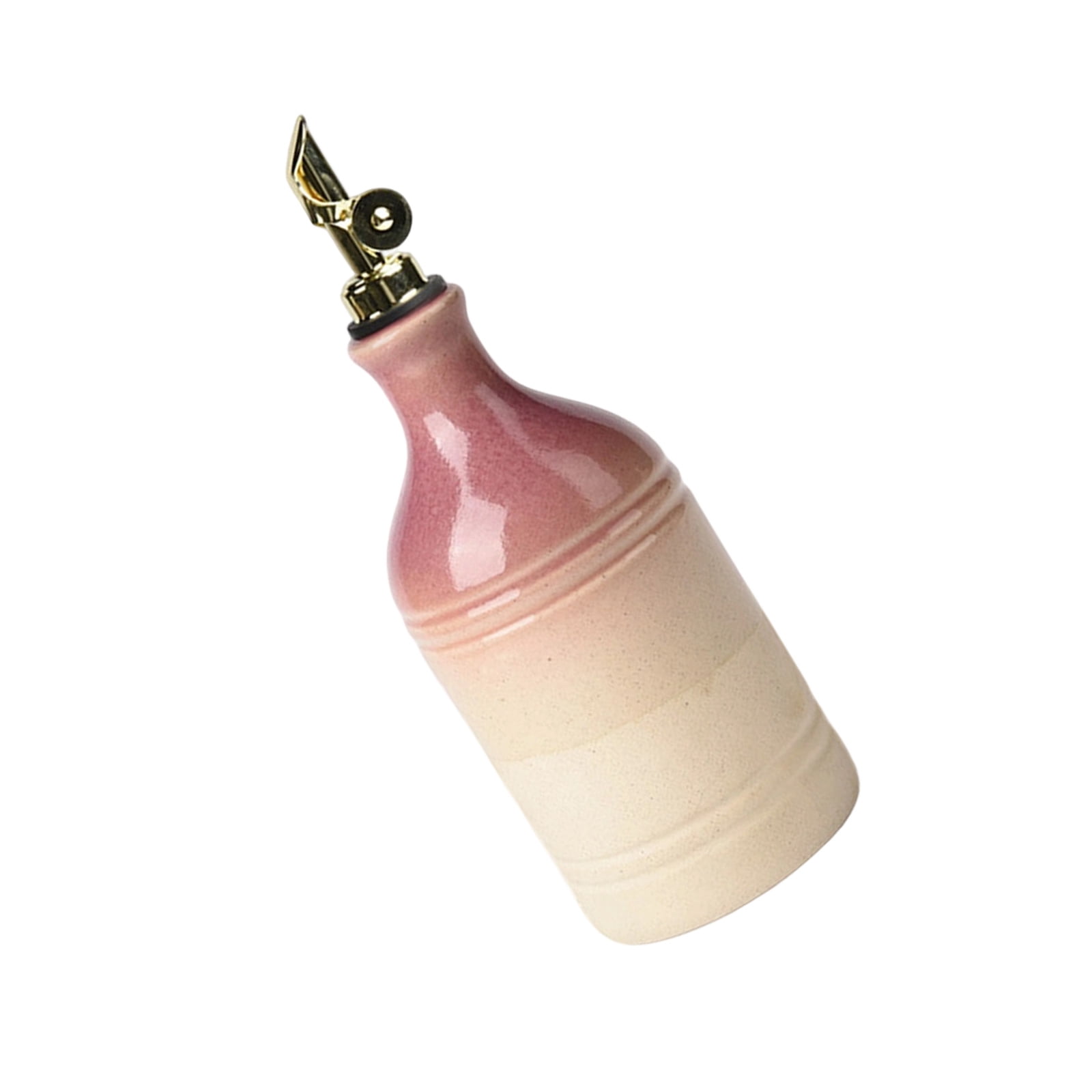 Opened Kitchen Tilt-Open Ceramic Cruet 700 ml, Kitchen Dispenser Bottle for Cooking ...