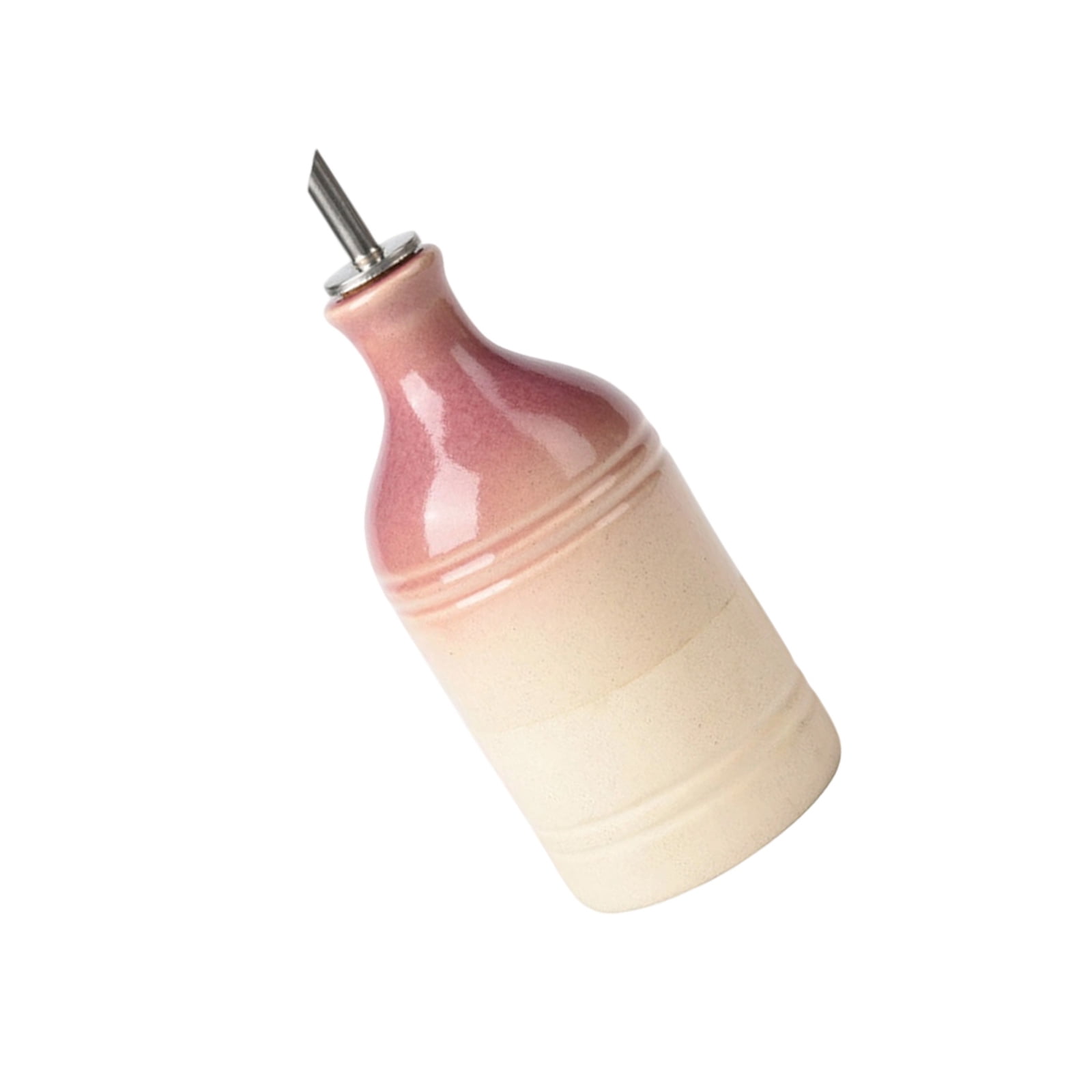 Opened Kitchen Tilt-Open Ceramic Cruet 700 ml, Kitchen Dispenser Bottle for Cooking ...