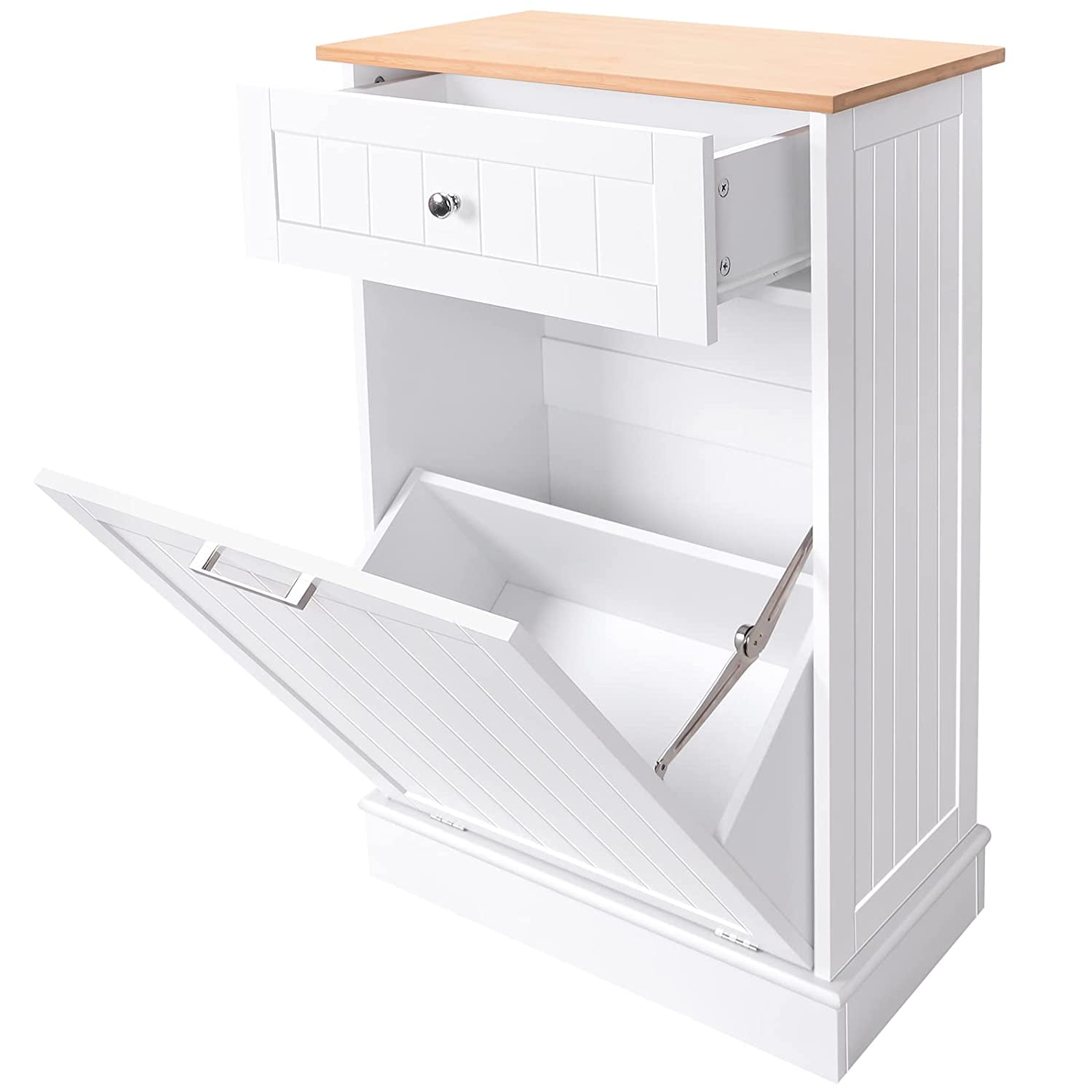 Tilt Out Trash Kitchen Trash Can Holder Recycling