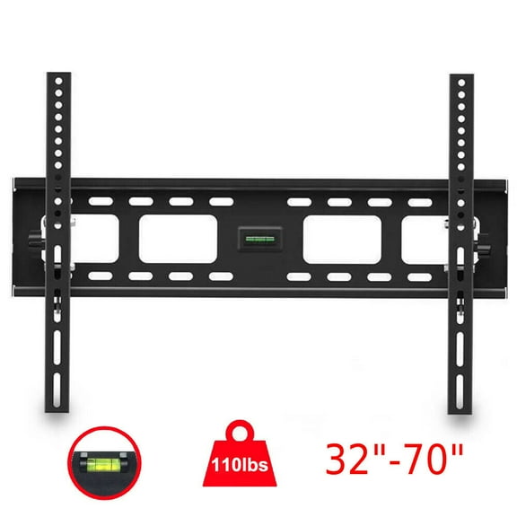 Tilt TV Wall Mount Bracket Low Profile for Most 32-70 Inch LED LCD OLED Plasma Flat Curved Screen TVs, Max VESA 400x600mm and Holds up to 50kg