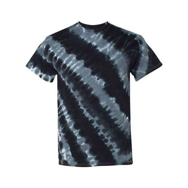 black and white tie dye
