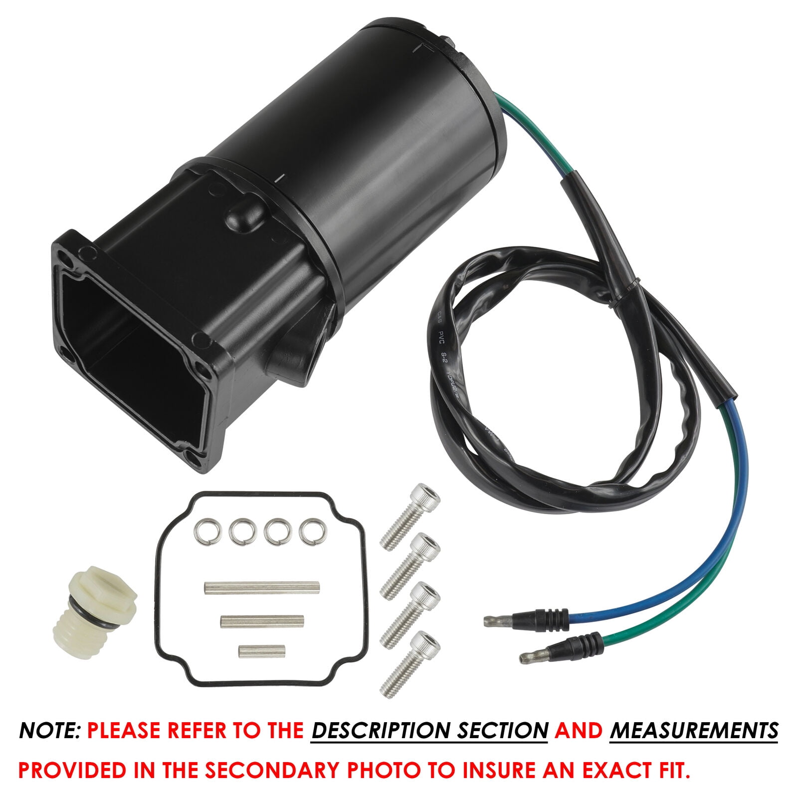 Moteur à courant continu/ tilt-trim remplace Mercury Marine 809885A1 / 809885A2 / 809885T2 / 813447 / 819479A1