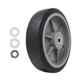 thumbnail image 1 of Tilt Truck Wheels, 850 lb Weight Capacity, 12" Wheel, Black, 1 of 5