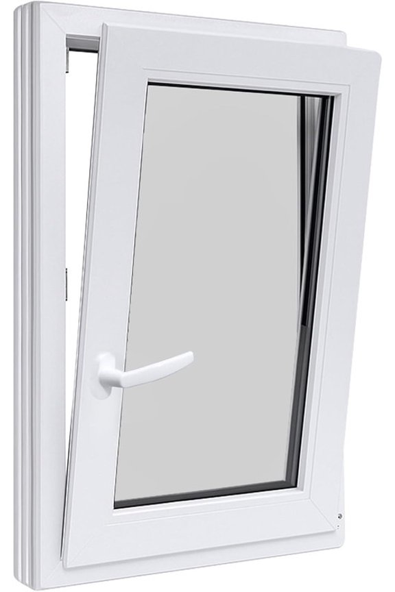 Tilt & Turn Casement Basement Window - Left Inswing, 32"W x 42"