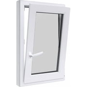 Tilt & Turn Casement Basement Window - Left Inswing, 32"W x 42"