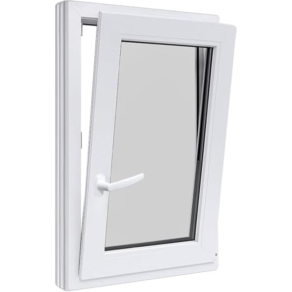 Tilt & Turn Casement Basement Window - Left Inswing, 32"W x 60"
