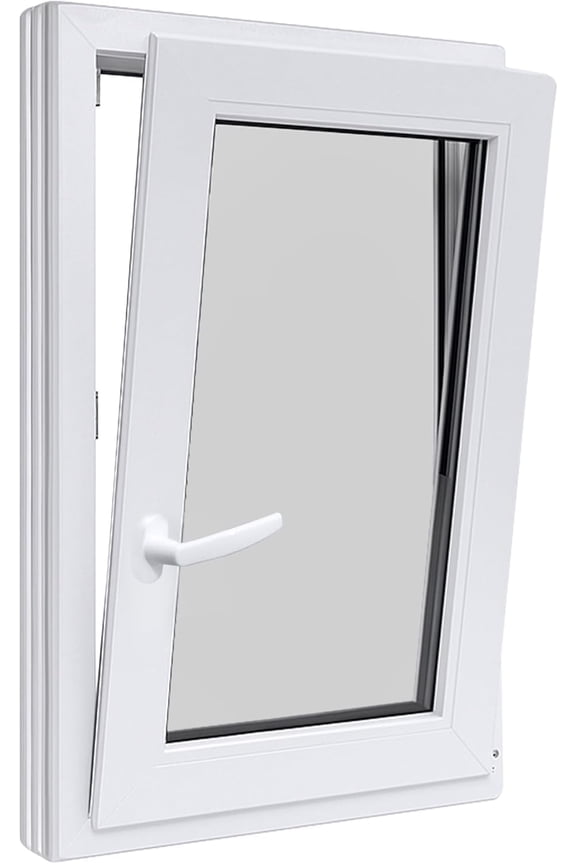 Tilt & Turn Casement Basement Window - Right Inswing, 32"W x 48"