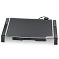 Tilt and Fold 254 sq. in. Black Electric Griddle with Temperature