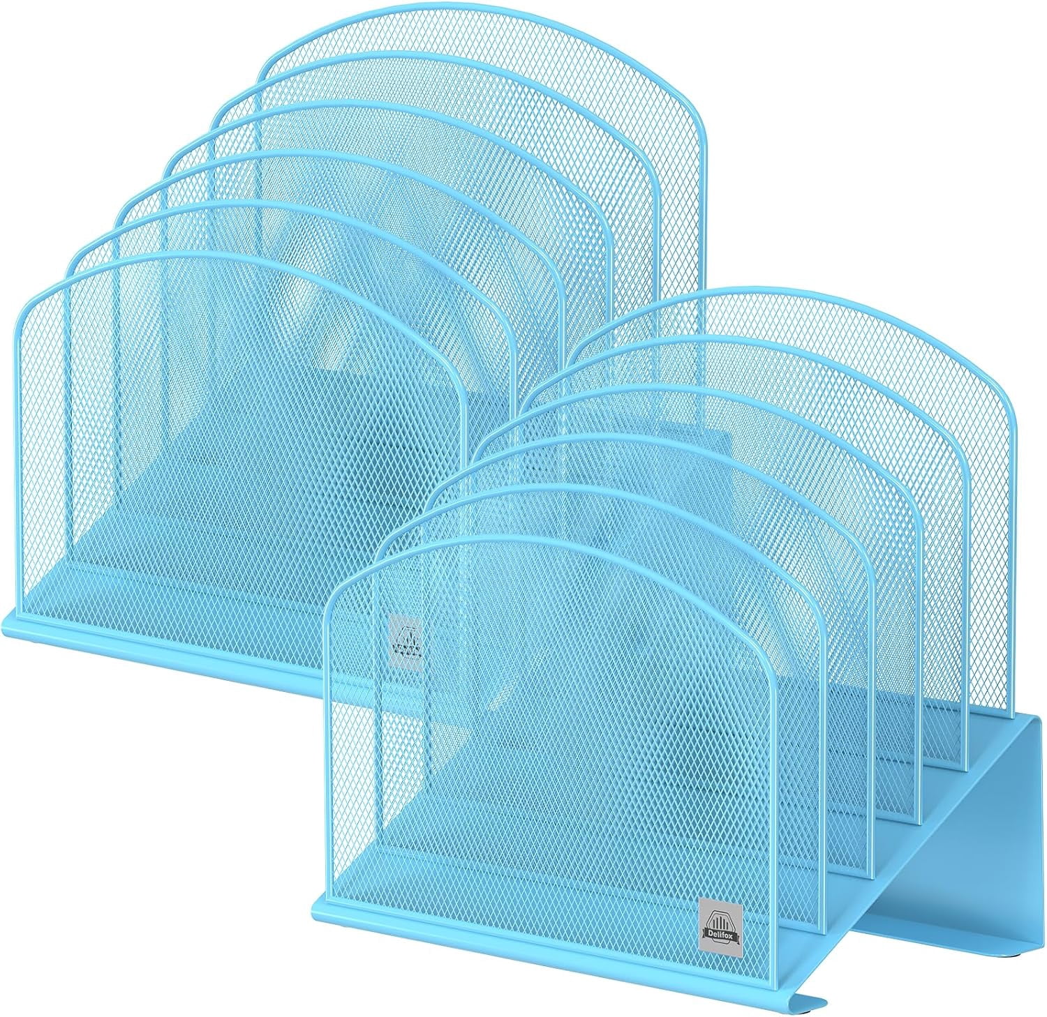 File Suitable Tilt-down desktop file organizer, 5-compartment vertical file folder ...