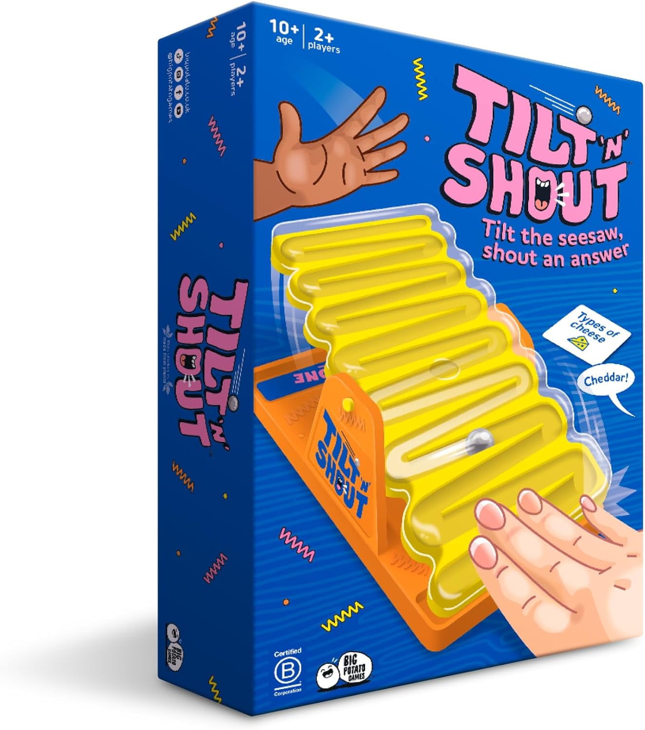 Tilt 'n' Shout A Speedy Family Board Game for Adults and Kids Best