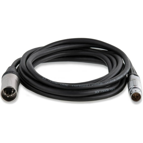 Tilta 6-Pin Lemo to 4-Pin XLR Power Cable for Arri Alexa Mini Battery Plate, Black