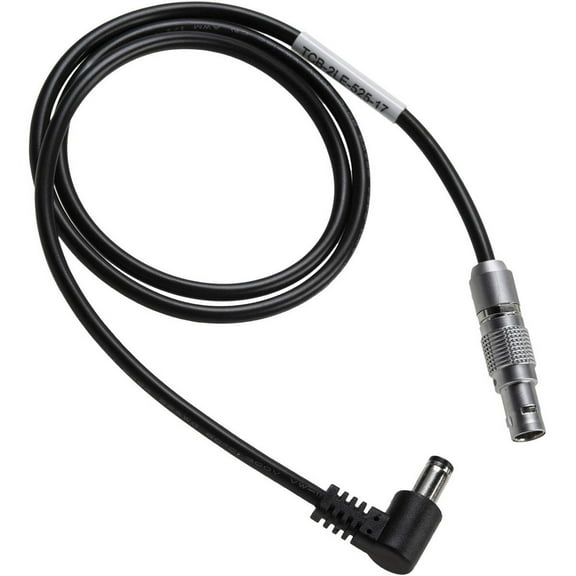 Tilta 2-Pin Lemo to 5.5x2.5mm DC Male Power Cable, Black
