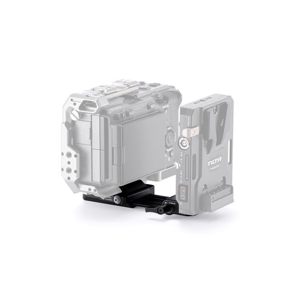 Tilta Adjustable Arca-Type Receiver for V-Mount Battery Plate, Black