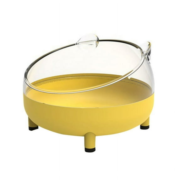 Tilted Cat Food Bowls, 15° Slanted Bowl for Dogs and Cats, Tilted Bowl Pet Feeder, Non-Skid & Non-Spill, Easier to Reach Food