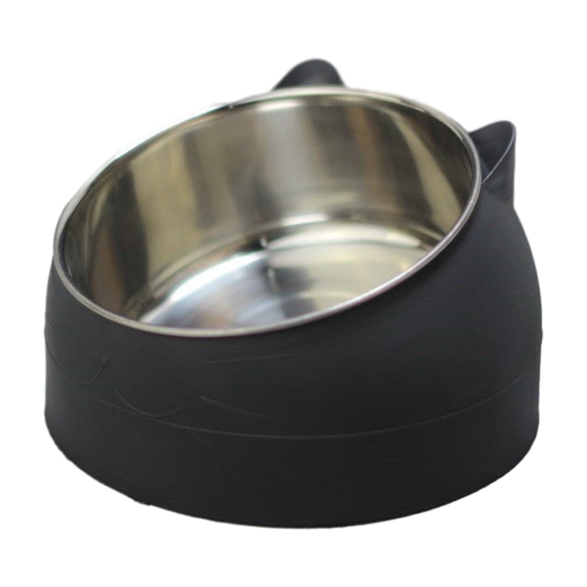 Tilted Cat Food Bowls,15°Slanted Cat Feeder Bowl Orthopedic Cat Bowl
