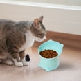 thumbnail image 1 of Tilted Elevated Cat & Small Dog Food Bowl | 15° Angled Raised Design Reduces Vomiting | Promotes Digestion | Non-Slip 100% Recycled Plastic | Easy-Clean Mess-Free Feeder | Single Bowl | Eco-Friendly, 1 of 7
