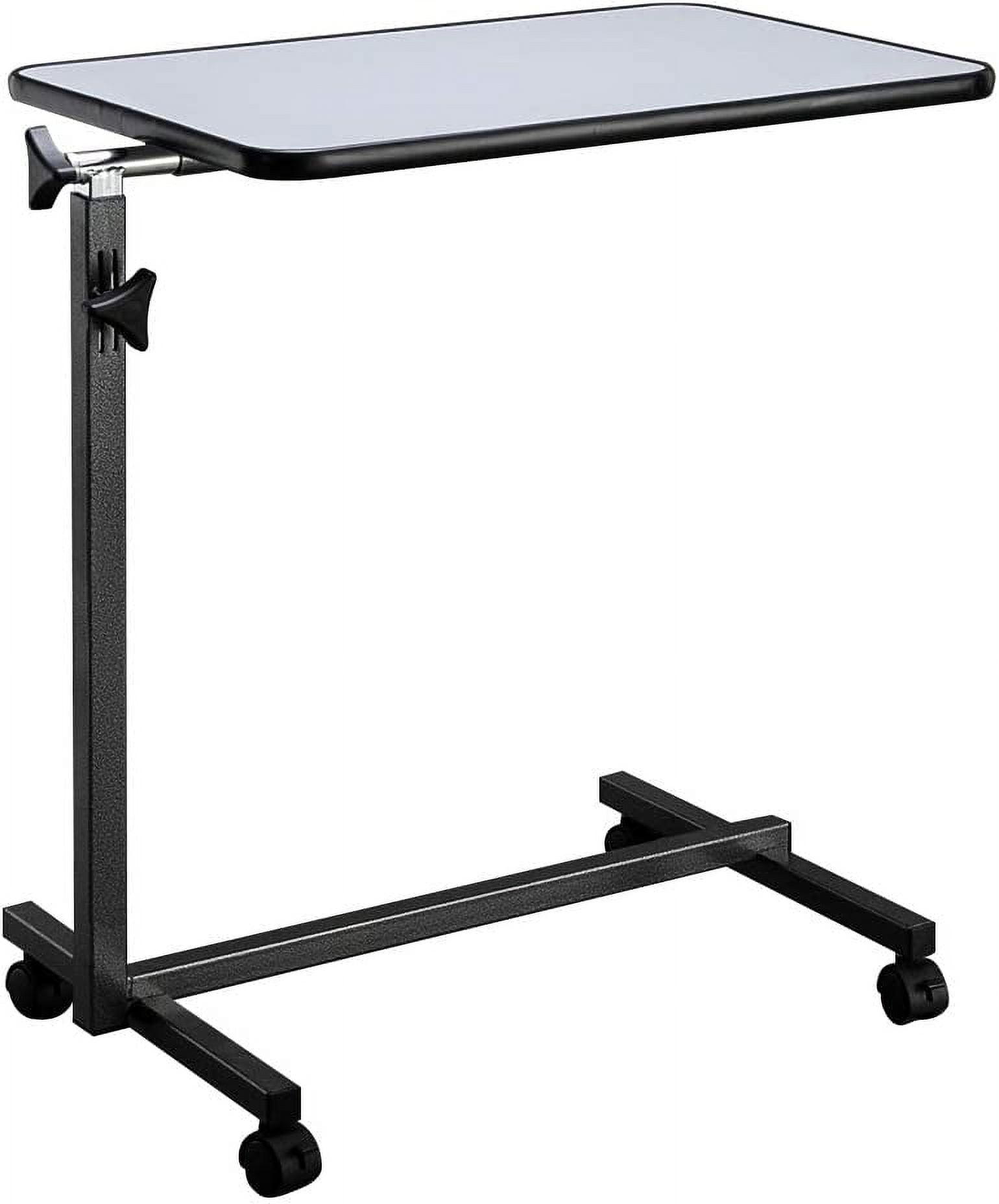 Tilting Overbed Table,Multifunctional Adjustable Bedside Table,Medical