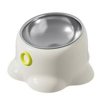 Tilting Pet Bowl Design With Tip Sturdy Base Water And Food Bowl For Cats Raised For Indoor And Outdoor Pet Bowl Holder For Cats Stainless Steel Lifted Dog Bowl 8 Slow Feed Bowl Dog Bowls Elevated