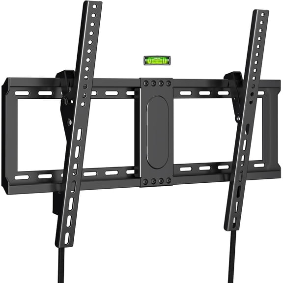 Tilting TV Wall Mount for Most 37-82 inch Flat/Curved TV, Universal Low Profile Bracket, Fits 24/18/16 Studs, Max VESA 600x400mm Holds up to 132lbs MT5083