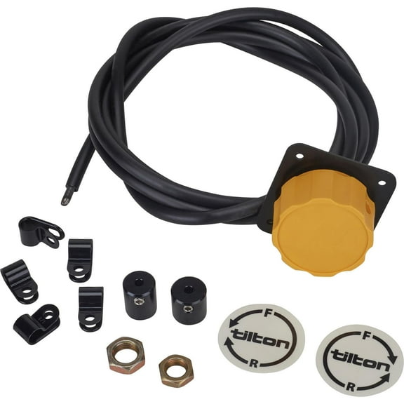 Tilton 72-508 Standard Remote Brake Bias Adjuster, Yellow