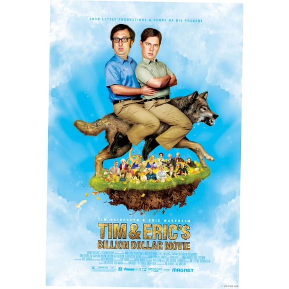 Tim And Erics Billion Dollar Movie Movie Poster 12x16 Print on Metal Sign 12in x 16in Square Adults Best Posters
