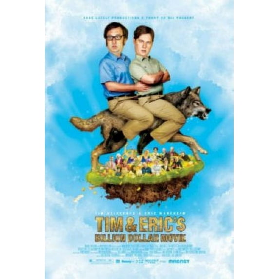 Tim And Erics Billion Dollar Movie Movie Poster Metal Sign 8inx 12in Metal Print 8x12 Square Adults Z Posters