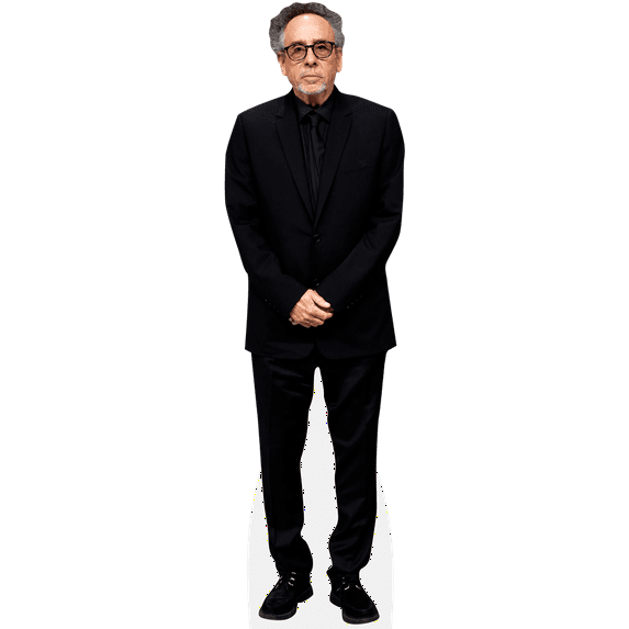 Tim Burton (Black Outfit) Mini Size Cutout. Standee.