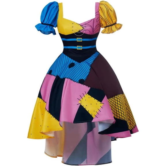 Tim Burton Sally Dress Sassy Sally Women Adult Plus Size