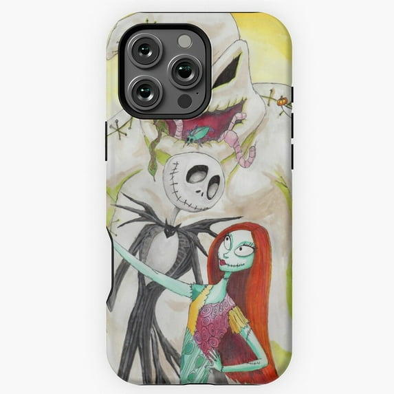 Tim Burton Terror Before Christmas Phone Case for iPhone 16 15 14 13 12 11 Pro Max M5904142
