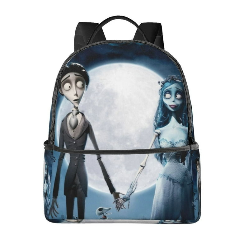 Tim Burton s Corpse Bride Backpack School Bag Bookbag Satchel Large Capacity Laptop Daypack Unisex Casual Travel Bag Rucksack For Kids Teen Adult