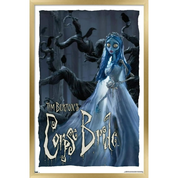 Tim Burton's Corpse Bride - Bride Wall Poster, 14.725" x 22.375", Framed