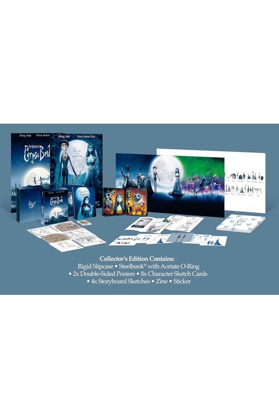 Corpse Bride - Collector's Edition All-Region UHD Boxset with Poster (Steelbook)