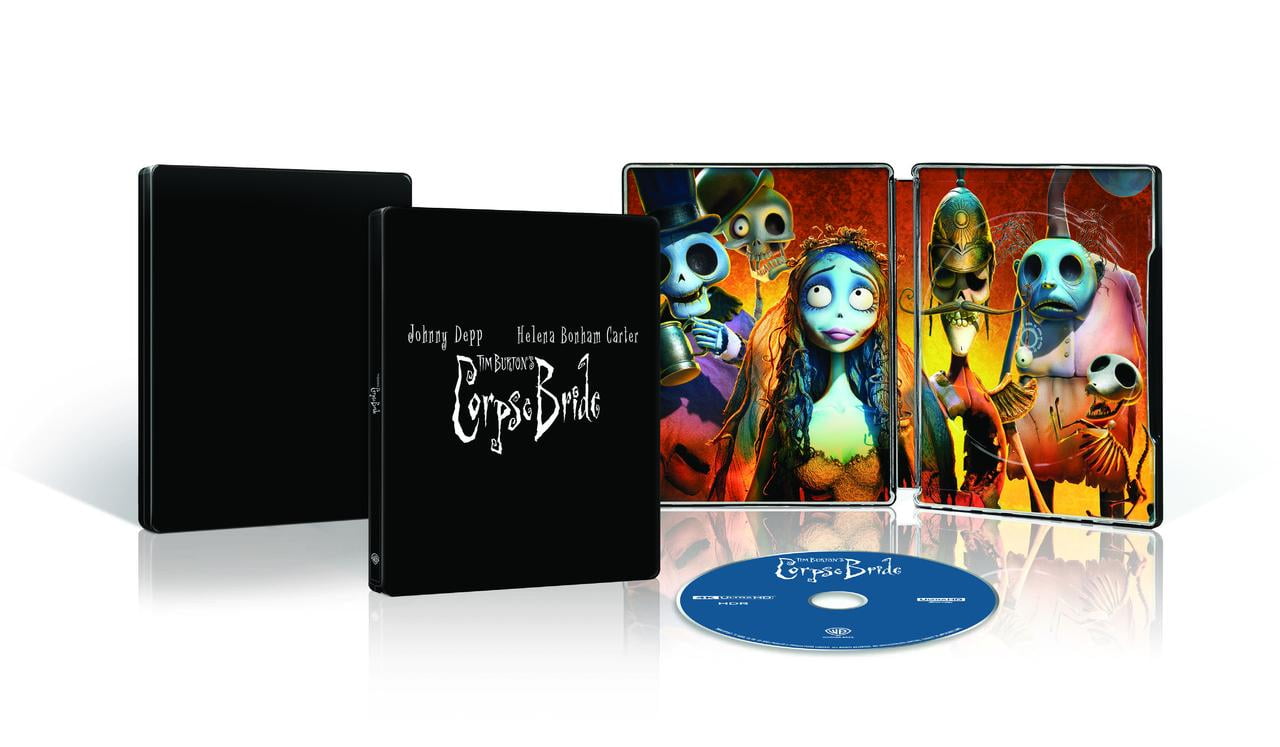 Tim Burton's Corpse Bride (Steelbook) (4K Ultra HD + Digital Copy), Family, Warner Bros.