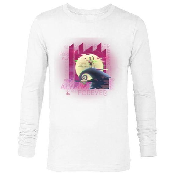 Tim Burton’s Nightmare Before Christmas Always and Forever - Long Sleeve T-Shirt for Men - Customized-White