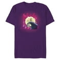 thumbnail image 1 of Tim Burton’s Nightmare Before Christmas Always and Forever - Short Sleeve Blended T-Shirt for Adults - Customized-Berry Snow Heather, 1 of 5