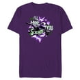 thumbnail image 1 of Tim Burton’s Nightmare Before Christmas I’ll Make You Scream - Short Sleeve Blended T-Shirt for Adults - Customized-Berry Snow Heather, 1 of 5