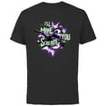 thumbnail image 1 of Tim Burton’s Nightmare Before Christmas I’ll Make You Scream - Short Sleeve Cotton T-Shirt for Adults - Customized-Black, 1 of 5