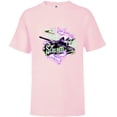 thumbnail image 1 of Tim Burton’s Nightmare Before Christmas I’ll Make You Scream - Short Sleeve T-Shirt for Kids - Customized-Soft Pink, 1 of 5
