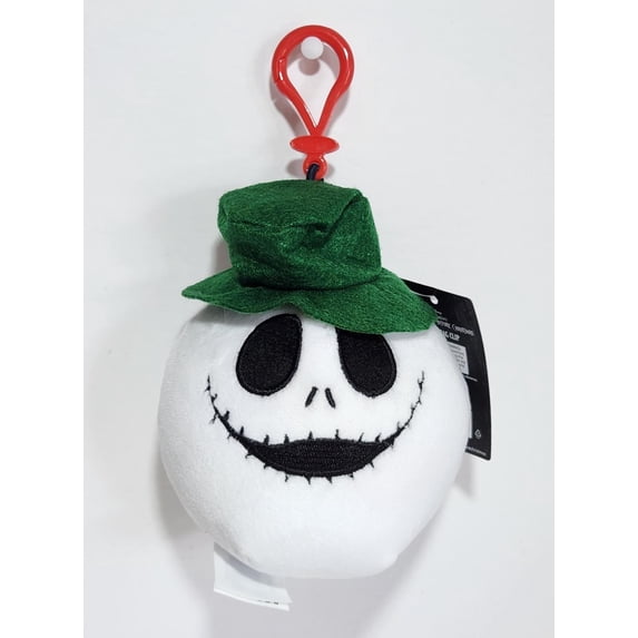 Tim Burton's Nightmare Before Christmas Jack Skellington Plush Bag Clip Disney