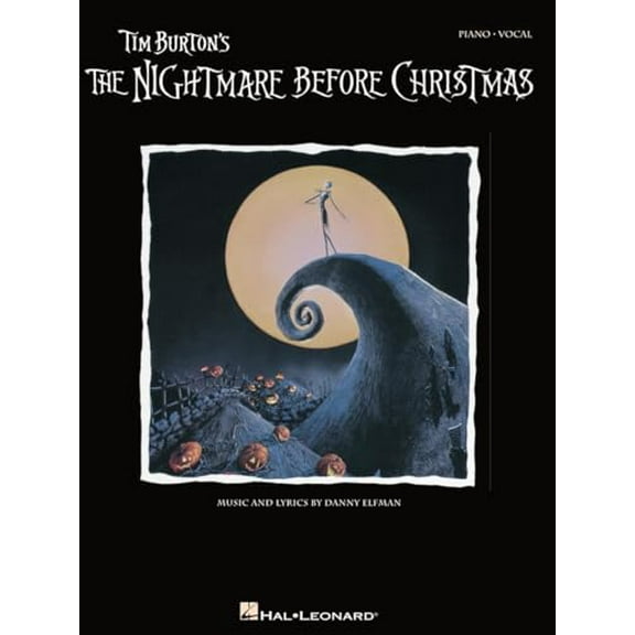 Pre-Owned Tim Burton's: The Nightmare Before Christmas | Sheet Music Songbook | Piano Vocal Guitar Arr. for Movie Soundtrack Fans | 11 Iconic Halloween and ...... (Paperback) 0793528275 9780793528271
