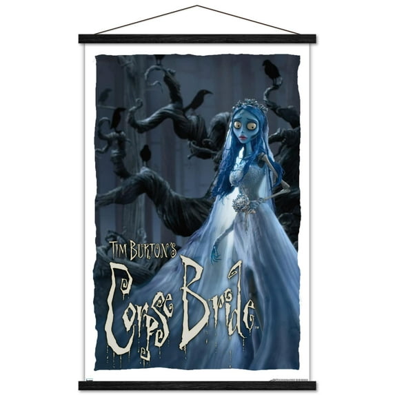 Tim Burton's The Corpse Bride - Bride Wall Poster with Magnetic Frame, 22.375" x 34"