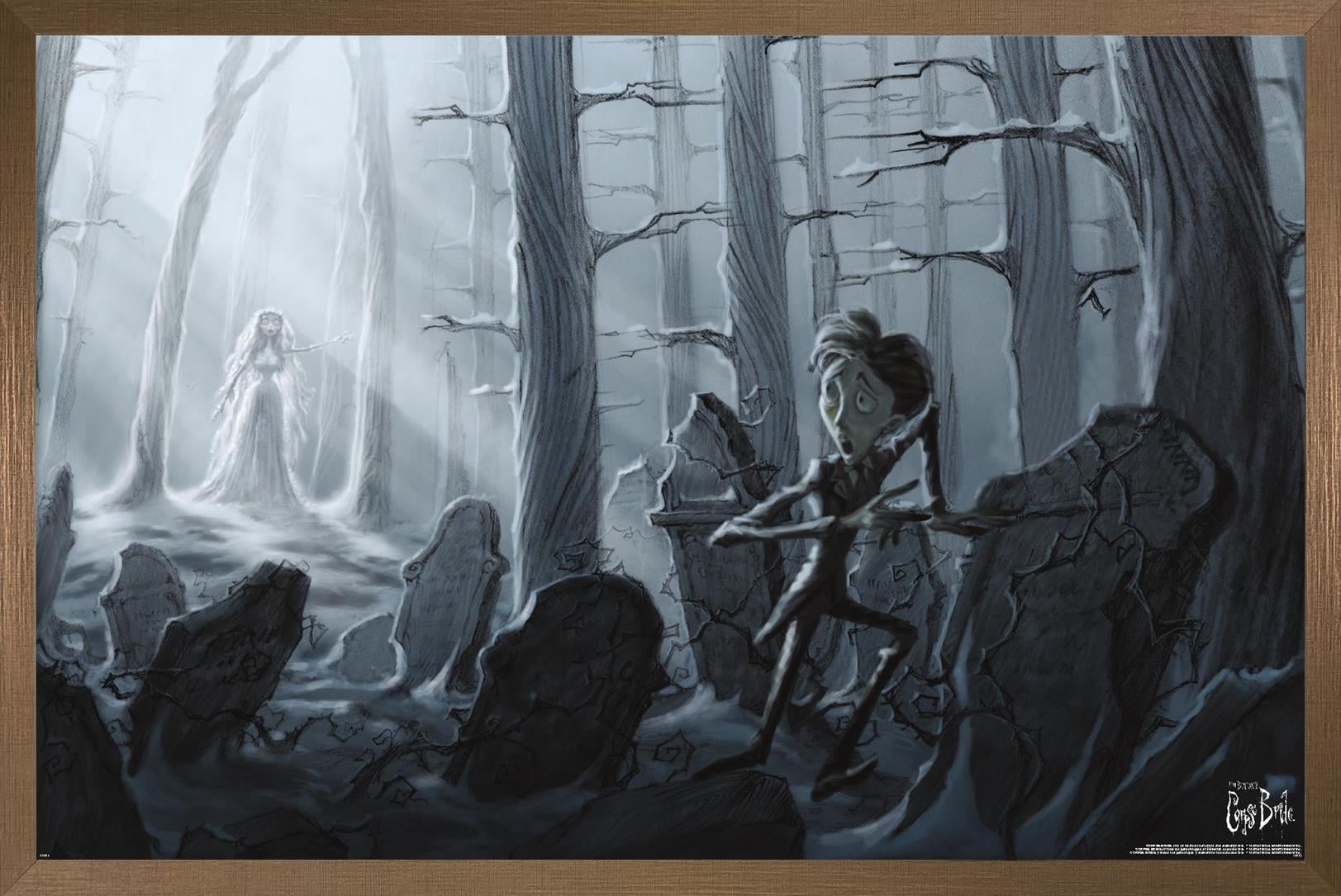 Tim Burton's The Corpse Bride - Victor In The Woods Wall Poster, 22.375 ...