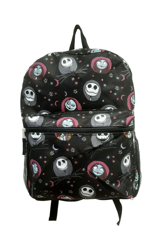 Tim Burton's The Nightmare Before Christmas All-Over Print 16" Large Backpack